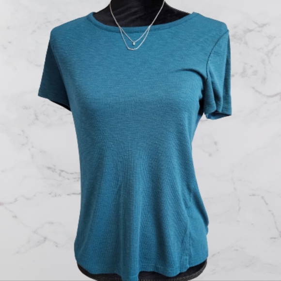 Maurices Tops - Maurices women's large teal shirt sleeve top